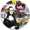 Melli Mello - Forever City Girl - Wall Circle - Ø100 cm - Muurcirkel - Wanddecoratie - Dibond - Voor Binnen & Buiten - Woonaccessoire - Kunst - Schilderij
