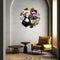 Melli Mello - Forever City Girl - Wall Circle - Ø50 cm - Muurcirkel - Wanddecoratie - Dibond - Voor Binnen & Buiten - Woonaccessoire - Kunst - Schilderij