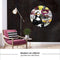 Melli Mello - Forever City Girl - Wall Circle - Ø70 cm - Muurcirkel - Wanddecoratie - Dibond - Voor Binnen & Buiten - Woonaccessoire - Kunst - Schilderij