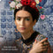 Melli Mello - Frida Kahlo - Wall Circle - Ø 70 - Muurcirkel - Wanddecoratie - Dibond - Voor Binnen & Buiten - Woonaccessoire - Kunst - Schilderij