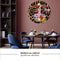 Melli Mello - Frida - Wall Circle - Ø70 cm - Muurcirkel - Dibond - Voor Binnen & Buiten - Woonaccessoire - Kunst - Schilderij