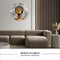 Melli Mello - Golden Goddess - Wall Circle - Ø 100 - Muurcirkel - Wanddecoratie - Dibond - Voor Binnen & Buiten - Woonaccessoire - Kunst - Schilderij