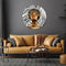 Melli Mello - Golden Goddess - Wall Circle - Ø 70 - Muurcirkel - Wanddecoratie - Dibond - Voor Binnen & Buiten - Woonaccessoire - Kunst - Schilderij