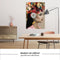 Melli Mello - Head full of flowers - Wall art - 80x120cm - Dibond - Woonaccessoire - Wanddecoratie - Kunst - Art - Interieur - Schilderij - Poster