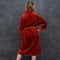 Melli Mello Heartbreaker - Badjas - Ochtendjas - Maat L/XL - Roest Terra - Zacht - Velvet