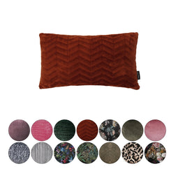Melli Mello Heartbreaker - Sierkussen - 30x50cm - Roest Terra - Velvet - inclusief binnen kussen - met print