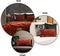 Melli Mello Heartbreaker - Sierkussen - 30x50cm - Roest Terra - Velvet - inclusief binnen kussen - met print