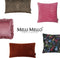 Melli Mello Heartbreaker - Sierkussen - 30x50cm - Roest Terra - Velvet - inclusief binnen kussen - met print
