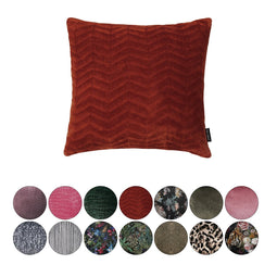 Melli Mello Heartbreaker - Sierkussen - 45x45cm - Roest Terra - Velvet - inclusief binnen kussen - met print