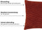 Melli Mello Heartbreaker - Sierkussen - 45x45cm - Roest Terra - Velvet - inclusief binnen kussen - met print