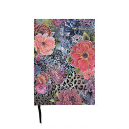 Melli Mello Journal Notebook - Notitieboek A5 Hardcover - Gebonden Notitieblok met Lijnbedrukking - Paradise Power - 21x15x2 cm