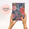 Melli Mello Journal Notebook - Notitieboek A5 Hardcover - Gebonden Notitieblok met Lijnbedrukking - Paradise Power - 21x15x2 cm
