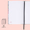 Melli Mello Journal Notebook - Notitieboek A5 Hardcover - Gebonden Notitieblok met Lijnbedrukking - Paradise Power - 21x15x2 cm