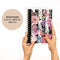 Melli Mello Journal Notebook - Notitieboek A5 Hardcover met Ringband - Notitieblok met Lijnbedrukking - Flower Power - 21x15x2 cm