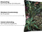 Melli Mello Jungle Paradise - Sierkussen - 45x45cm - Groen - Velvet - inclusief binnen kussen - met print