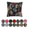 Melli Mello Keep me Wild - Sierkussen - 45x45cm - Grijs - Velvet - inclusief binnen kussen - met print