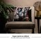 Melli Mello Keep me Wild - Sierkussen - 45x45cm - Grijs - Velvet - inclusief binnen kussen - met print