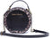 Melli Mello - Leo - Ronde Cirkel Tas - Tas - Schoudertas - Luipaard - Zwart - PU leder