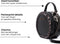 Melli Mello - Leo - Ronde Cirkel Tas - Tas - Schoudertas - Luipaard - Zwart - PU leder