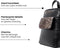 Melli Mello - Leo - Rugtas - Luipaard - Schoudertas - Leopard - Zwart - PU leder