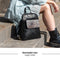 Melli Mello - Leo - Rugtas - Luipaard - Schoudertas - Leopard - Zwart - PU leder
