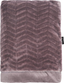 Melli Mello Luxe Plaid 130x170cm - Oud Roze - Luxe Fleecedeken: Plaid voor Stijlvolle Decoratie- Flanel Fleece Plaid voor Bank, Bed en Decoratie - Extra Zacht en Comfortabel - A Kind Of Magic