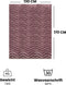 Melli Mello Luxe Plaid 130x170cm - Oud Roze - Luxe Fleecedeken: Plaid voor Stijlvolle Decoratie- Flanel Fleece Plaid voor Bank, Bed en Decoratie - Extra Zacht en Comfortabel - A Kind Of Magic