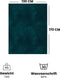 Melli Mello Luxe Plaid 130x170cm - Petrol- Luxe Fleecedeken: Plaid voor Stijlvolle Decoratie- Flanel Fleece Plaid voor Bank, Bed en Decoratie - Extra Zacht en Comfortabel - Love story