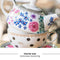 Melli Mello Luxe Theepot en Theemok 2-in-1 - incl Schoteltje - Porselein - 600ml - High Tea Set - Tea for One - 14x15x15cm