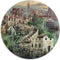 Melli Mello - Metropolitan Mix - Wall Circle - Ø 100 - Muurcirkel - Wanddecoratie - Dibond - Voor Binnen & Buiten - Woonaccessoire - Kunst - Schilderij