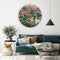 Melli Mello - Metropolitan Mix - Wall Circle - Ø 50 - Muurcirkel - Wanddecoratie - Dibond - Voor Binnen & Buiten - Woonaccessoire - Kunst - Schilderij