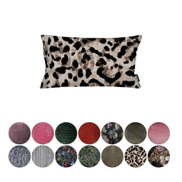 Melli Mello Most Wanted - Sierkussen - 30x50cm - Luipaard - Velvet - Inclusief binnen kussen - met print