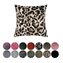 Melli Mello Most Wanted - Sierkussen - 45x45cm - Luipaard - Velvet - Inclusief binnen kussen - met print