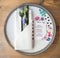 Melli Mello - Nora - Dinerbord - Ø27 - Porselein - Plat Bord - Bloemen - Polkadot