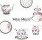 Melli Mello - Nora Dots - Dinerbord - Ø27 - Porselein - Stippen - Plat Bord