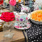Melli Mello - Nora Dots - Tafelloper - Zwart - Katoen - Stippen