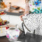 Melli Mello - Nora Dots - Theedoeken - 2 stuks - Zwart - Wit - Stippen