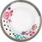 Melli Mello - Nora Flowers Soep/Pasta borden Set | Ø 23cm | Geschikt voor 6 Personen | Kleurrijke bloemen op Duurzaam Porselein