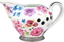 Melli Mello - Nora - Melkkan - 280 ml - Porselein - Schenkkan - Bloemen