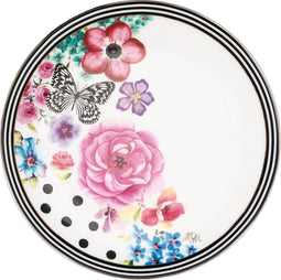 Melli Mello - Nora - Ontbijtbord - Ø20 - Porselein - Plat Bord - Bloemen - Polkadot