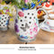 Melli Mello - Nora - Schenkkan - 500 ml - Porselein - Bloemen - Polkadot - Waterkan - Melkkan