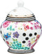 Melli Mello - Nora - Suikerpot - 280 ml - Porselein - Bloemen - Polkadots - Suikerkommetje - Suiker