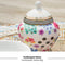 Melli Mello - Nora - Suikerpot - 280 ml - Porselein - Bloemen - Polkadots - Suikerkommetje - Suiker