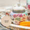 Melli Mello - Nora - Suikerpot - 280 ml - Porselein - Bloemen - Polkadots - Suikerkommetje - Suiker
