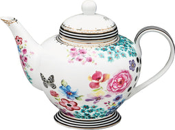 Melli Mello - Nora - Theepot - 1,2 Liter - Porselein - Bloemen