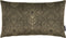 Melli Mello Paisley World - Sierkussen - 30x50cm - Diep Bruin - Velvet - inclusief binnen kussen - met print.
