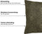 Melli Mello Paisley World - Sierkussen - 45x45cm - Diep Bruin - Velvet - inclusief binnen kussen - met print