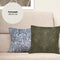 Melli Mello Paisley World - Sierkussen - 45x45cm - Diep Bruin - Velvet - inclusief binnen kussen - met print