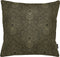 Melli Mello Paisley World - Sierkussen - 45x45cm - Diep Bruin - Velvet - inclusief binnen kussen - met print