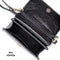 Melli Mello - Rock & Rose Hippouch tas - Zwart gebloemd - Handtas - Schoudertas - Heuptas -PU leder